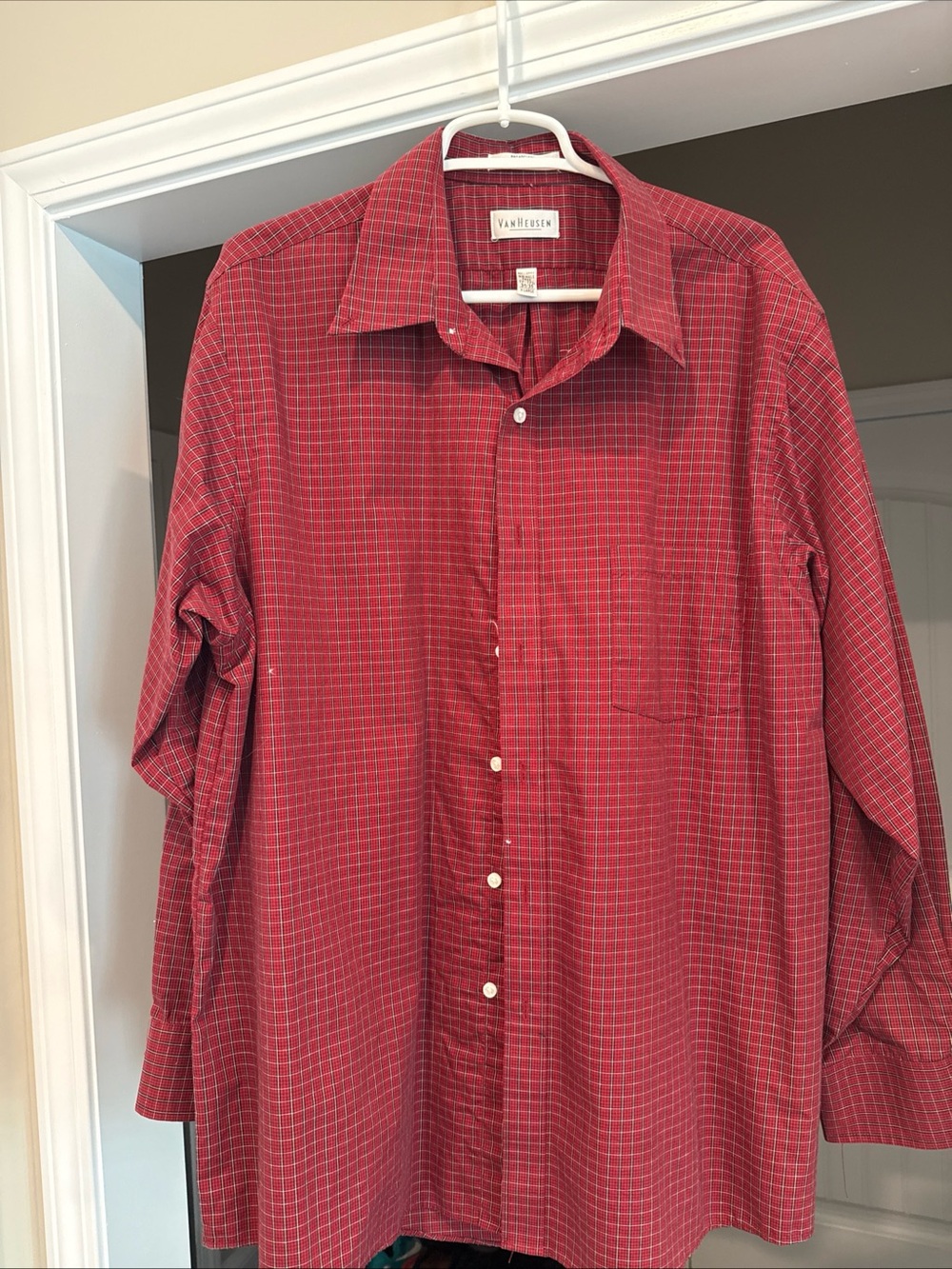 Van Heusen Brand Men Long Sleeves Button Shirt XL